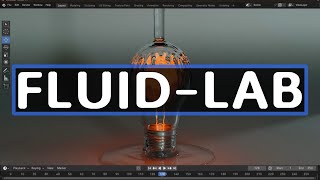 FluidLab  New Realtime LIQUID Simulator For Blender [upl. by Neelhtak]