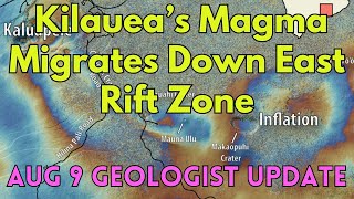 Kilaueas Magma Migrates Down East Rift Zone Geologist Analysis [upl. by Fredie]