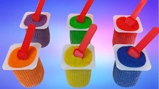 Play Doh Surprise Color Yogurt Spongebob Frozen Minnie Mouse Thomas and Friends Toys [upl. by Seftton]