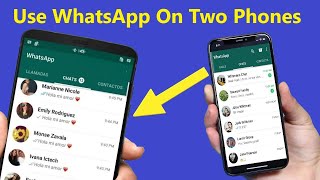 How to Use WhatsApp Account On Two Phones [upl. by Anoyet987]