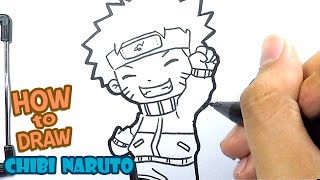 How to Draw Anime  Drawing Chibi Naruto Uzumaki [upl. by Kafka]