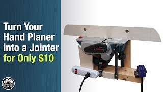 Turn Your Hand Planer into a Jointer for Only 10 [upl. by Angeli801]