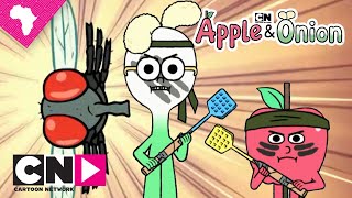 Apple amp Onion  Fly Out  Cartoon Network Africa [upl. by Arad]