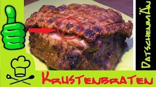 Krustenbraten  Mit perfekter Kruste und Gelinggarantie  Datschenmän kocht  Folge 2 [upl. by Arretnahs]