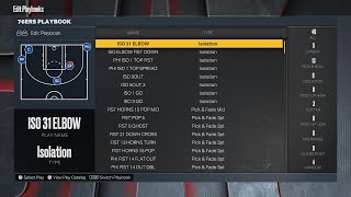 Official NBA 2K23 Current Team Playbook Update 12922  11 NBA Team Playbooks Updated w new plays [upl. by Stahl]