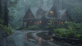 Relieve Stress and Sleep Well in 5 Minutes with Heavy Rain in the Forest  Natural Sounds for Sleep [upl. by Fidelity273]