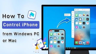 How to Control Your iPhone from Windows PCMac  iPhone Screen Mirroring amp Controlling [upl. by Nimsay]