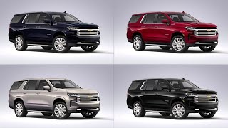 New Chevy Tahoe COLORS  Pick one [upl. by Nilatak]