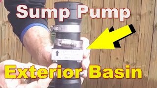 How To Set Up and Install Sump Pump Outside Underground [upl. by Dowling]