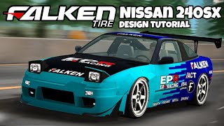 Falken Nissan 240SX Design  Car Parking Multiplayer [upl. by Myrtie572]