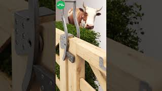 Sliding gate field latch latch gate cattle farm [upl. by Mar821]