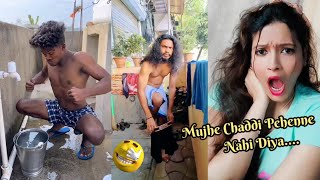 Mujhe Chadi Pehenne Nahi Diya 😂🤪🙈 joytimistyshorts comedy [upl. by Sass]