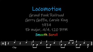 Locomotion Chords Lyrics and Timing [upl. by Nowed]