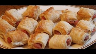 Sausage Puff Pastry  Zets Kitchen  Azerbaijan [upl. by Liatris620]