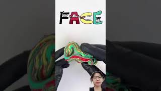 Face clayclay clay mixingcolor satisfying trending shorts [upl. by Annaicul]