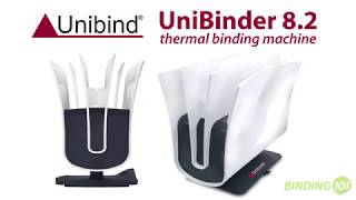 How to Use the Unibind® UniBinder 82 Thermal Binding Machine [upl. by Rairb]