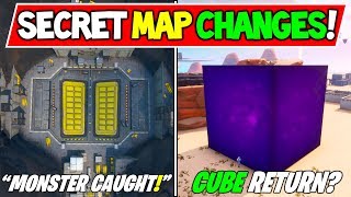 NEW FORTNITE SECRET MAP CHANGES v931 quotPressure Plant GATEWAYquot  quotThe CUBEquot Season 9 Storyline [upl. by Coletta]