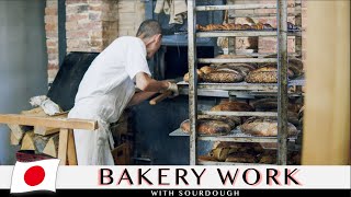 A Small Bakery With a WoodFired Oven on the Prairie  Sourdough Bread Making in Japan [upl. by Nesnah]