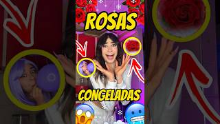 HICIMOS ROSAS CONGELADAS😱🌹🥶🔥 shortsviral [upl. by Klein]