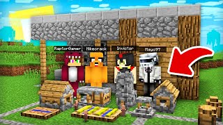 ESCONDITE en la ALDEA en MINIATURA MINECRAFT 😂 ESCONDITE LOS COMPAS [upl. by Giselle]