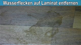 Urinflecken amp Wasserflecken von Laminat entfernen  Urin  Wasser  Flecken ausbessern  Anleitung [upl. by Arundell804]