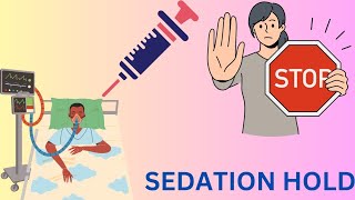 SEDATION HOLD IN CRITICAL VENTILLATED PATIENTS [upl. by Ronica]