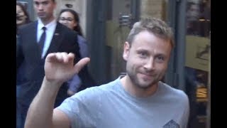 VIDEO Max Riemelt  Wolfgang  Paris 19 october 2017 for Sense8 Sense8 [upl. by Elkcim]