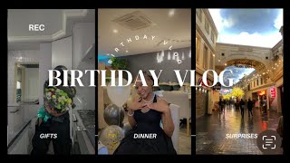 Birthday vlog 18th birthday dinner  gift unboxing buffet [upl. by Yeoj]