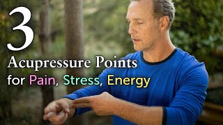 3 Common Acupressure Points Everyone Should Know Pain Stress Energy [upl. by Aihsot]