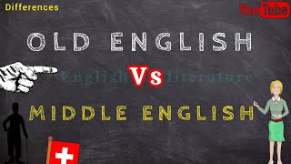 Old English vs Middle English english englishliterature englishstudy [upl. by Omari]