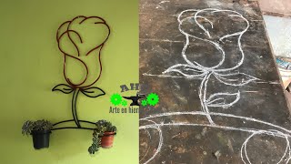 herreria artistica para decorar tu jardin arte en hierro garcia [upl. by Fiester]