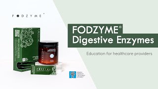 FODZYME Digestive Enzymes Education for Healthcare Providers [upl. by Aisiat968]