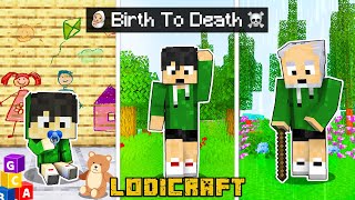 Esonis BIRTH to DEATH in MINECRAFT Tagalog [upl. by Klapp569]