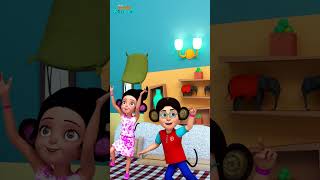 Five Little Monkeys  shorts short ytshorts englishnurseryrhymes fivelittlemonkeys [upl. by Eenobe993]