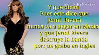 Jenni Rivera  EL NOPAL LETRA [upl. by Behah]