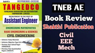 TNEB AE Book Review  Unboxing of Shakthi Publication TANGEDCO Book  AE Civil Engineering [upl. by Anaiad]