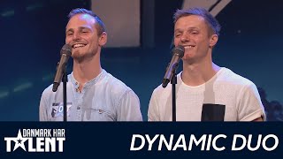 Dynamic Duo  Danmark har talent  Audition 4 [upl. by Casabonne]