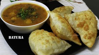 ചപ്പാത്തിയും പൂരിയും കഴിച്ചു മടുത്തോ  Bhatura Recipe How to make Perfect BaturaAyeshas kitchen [upl. by Ssyla]