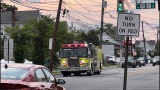 Station Siren Avenel Chief 531 and Engine 54 Responding [upl. by Neeloc548]