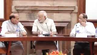 PM Shri Narendra Modi chairs first Cabinet Meeting  PMO [upl. by Ruffin]