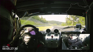 Pagani Zonda R  Nurburgring lap [upl. by Pike780]