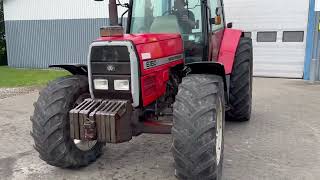 Massey Ferguson 6160 Dynashift traktor  Kapow Online Auctions [upl. by Aramal507]