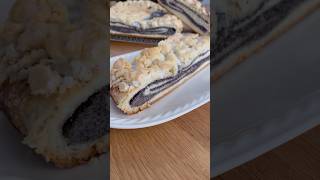 Saftiger Mohnstriezel mit Butterstreusel cake baking thermomix [upl. by Eddana]