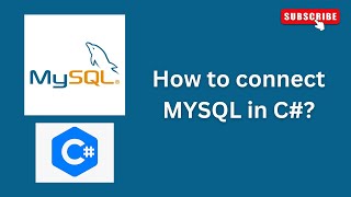 How to connect MySQL in C NET Tamil [upl. by Sutherland]