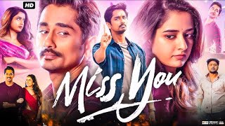 Latest Tamil Movies 2024  Miss You Full Movie In Tamil  New Tamil Movies 2024 Full Movie  Review [upl. by Josephson]