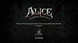 American McGees Alice  Fixed  Hard Disk Full Cannot Save [upl. by Ayihsa]