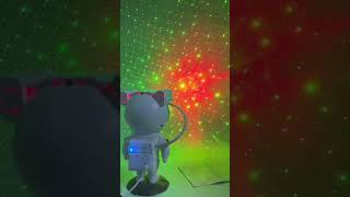 Laser Galaxy Astronaut Star Projector Starry Sky Night Light [upl. by Mond]