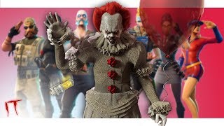 Pennywise Voice Prank HORRIFIES Fortnite Players  quotITquot Trolling [upl. by Bertila748]