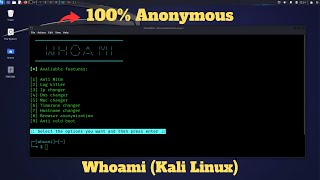 How to FULLY Anonymize Kali Linux using WHOAMI [upl. by Ecnatsnok832]