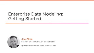 Course Preview Enterprise Data Modeling Getting Started [upl. by Ahsikcin]